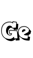 Ge snowing logo