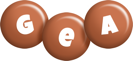 Gea candy-brown logo