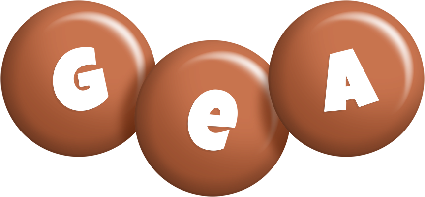 Gea candy-brown logo