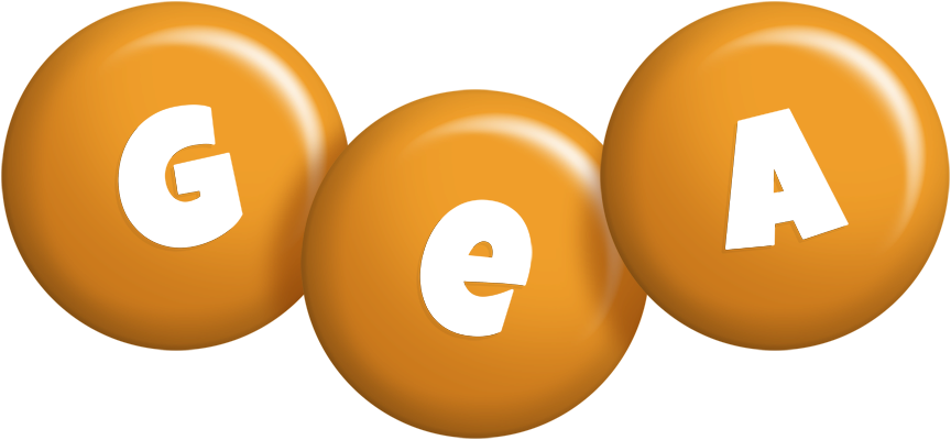Gea candy-orange logo