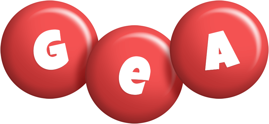 Gea candy-red logo