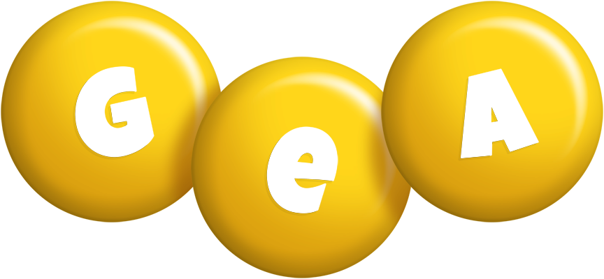 Gea candy-yellow logo