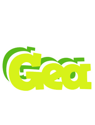 Gea citrus logo