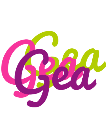 Gea flowers logo