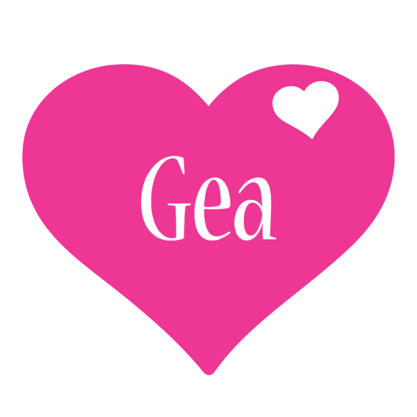 Gea love-heart logo