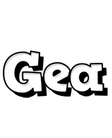 Gea snowing logo