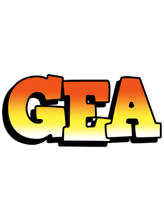 Gea sunset logo