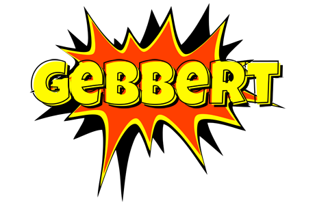 Gebbert bazinga logo