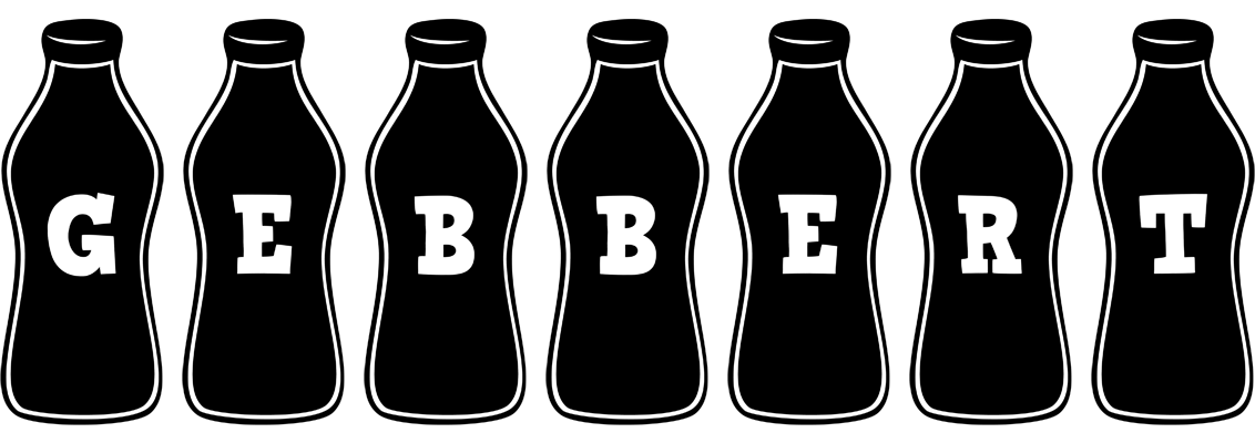 Gebbert bottle logo