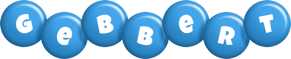 Gebbert candy-blue logo