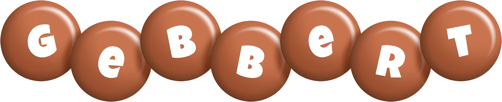 Gebbert candy-brown logo