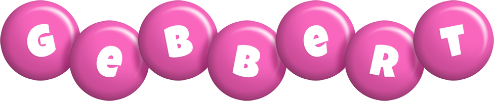 Gebbert candy-pink logo