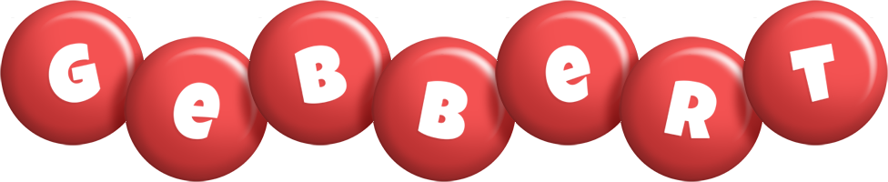 Gebbert candy-red logo