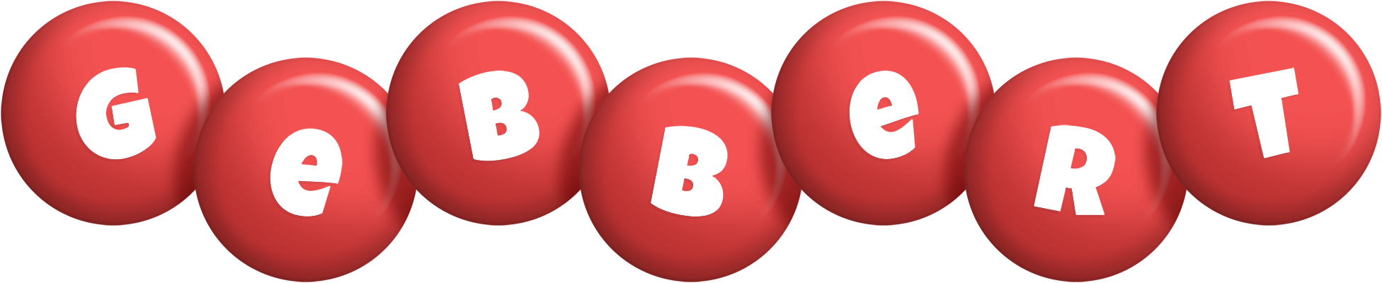 Gebbert candy-red logo