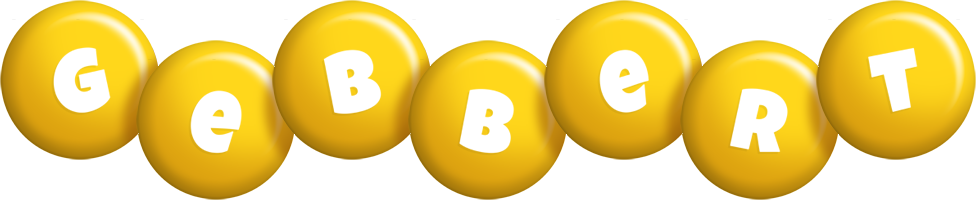 Gebbert candy-yellow logo