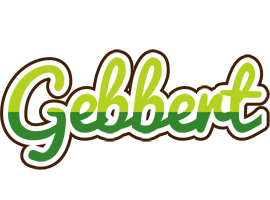 Gebbert golfing logo