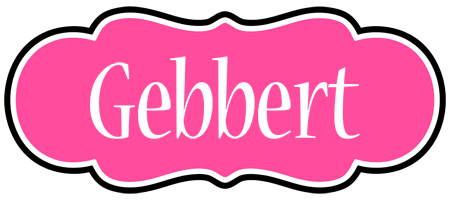 Gebbert invitation logo