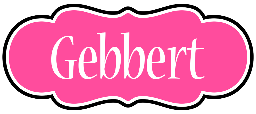 Gebbert invitation logo