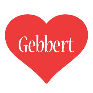 Gebbert love logo