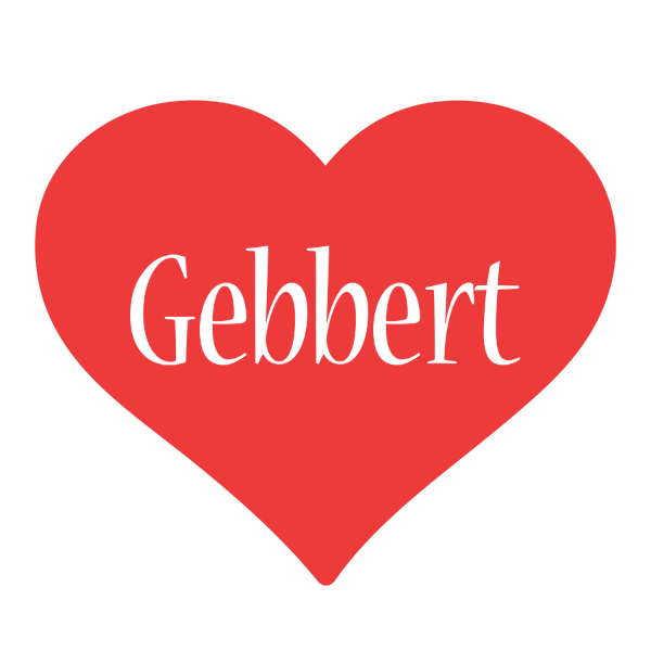 Gebbert love logo