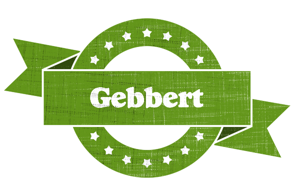 Gebbert natural logo