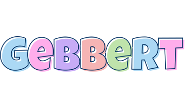 Gebbert pastel logo