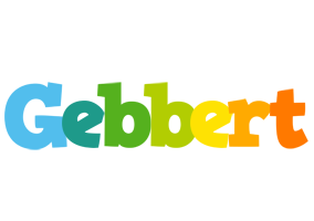 Gebbert rainbows logo