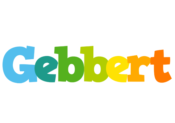Gebbert rainbows logo