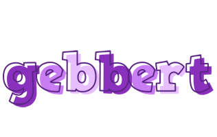 Gebbert sensual logo