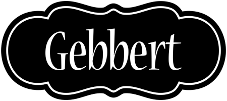 Gebbert welcome logo