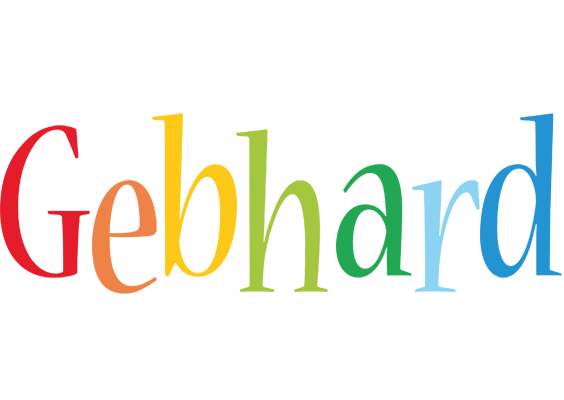 Gebhard birthday logo