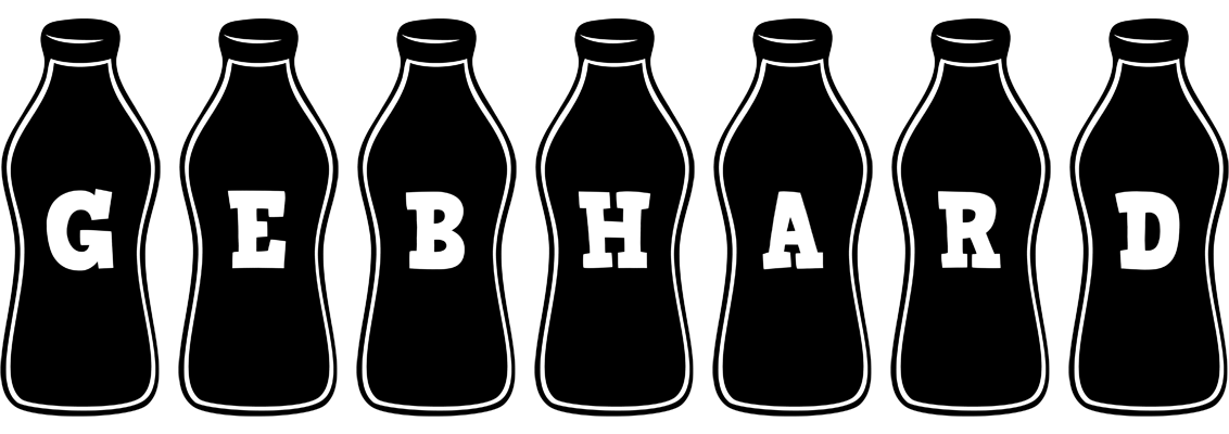 Gebhard bottle logo