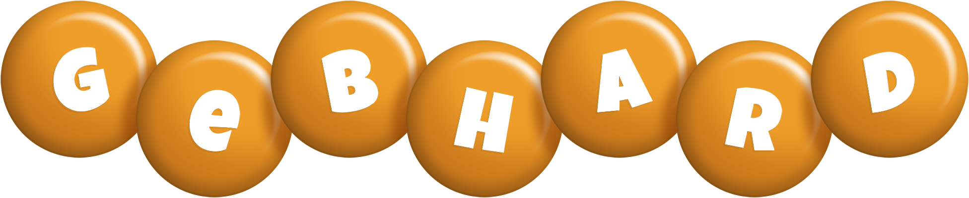 Gebhard candy-orange logo