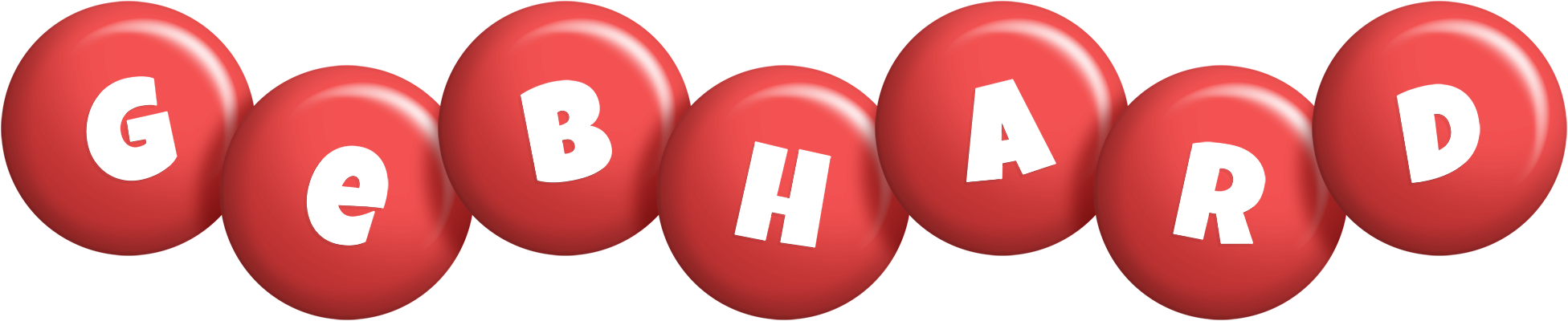 Gebhard candy-red logo