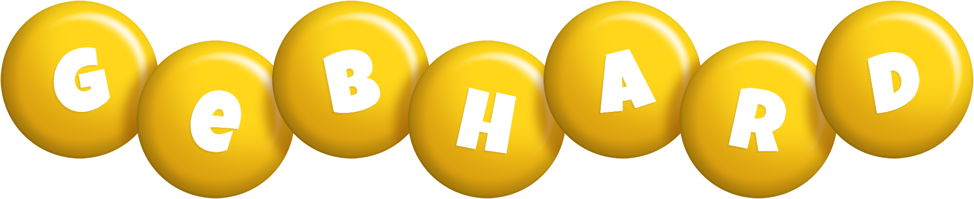 Gebhard candy-yellow logo