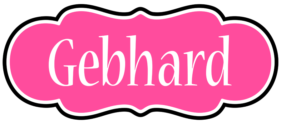 Gebhard invitation logo