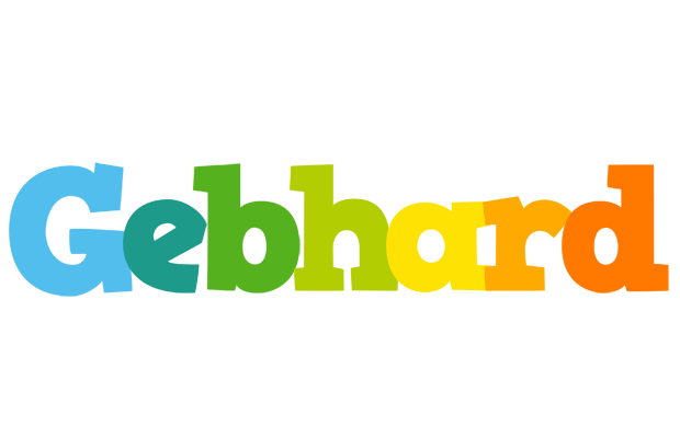 Gebhard rainbows logo