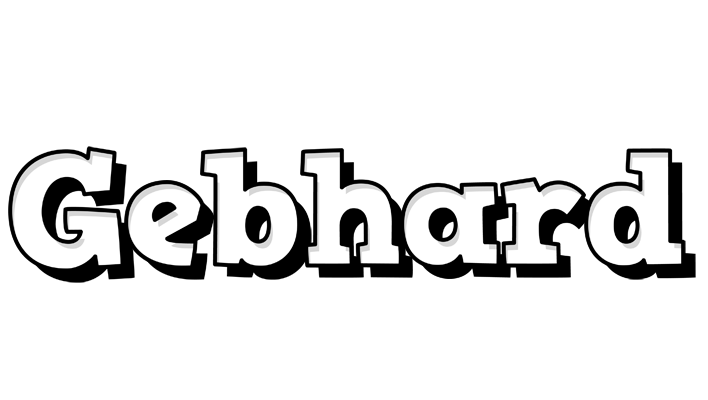 Gebhard snowing logo