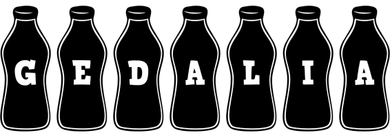 Gedalia bottle logo