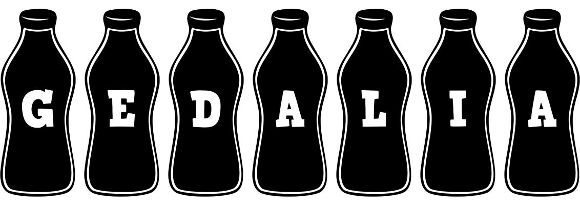 Gedalia bottle logo