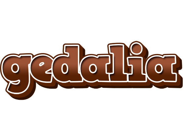 Gedalia brownie logo