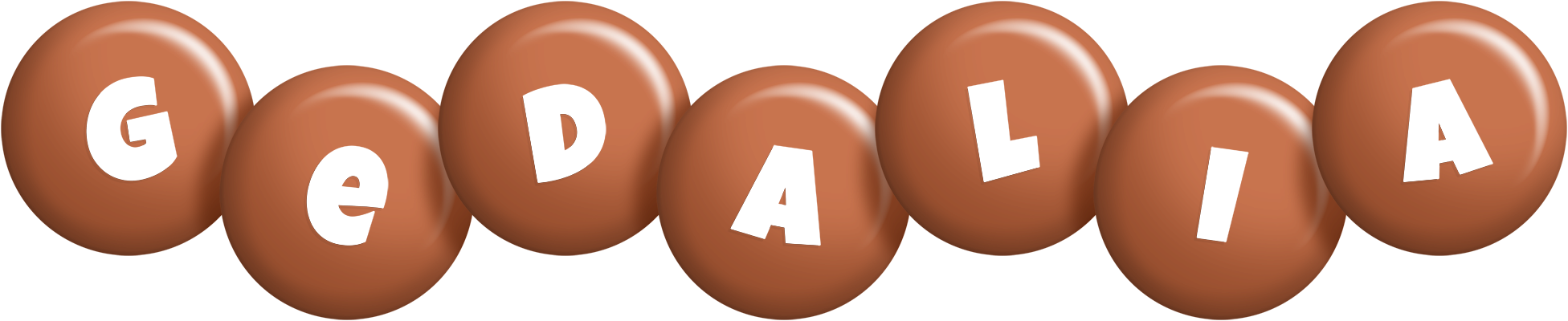 Gedalia candy-brown logo