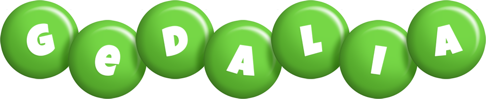 Gedalia candy-green logo