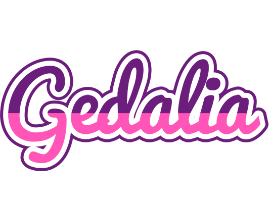 Gedalia cheerful logo