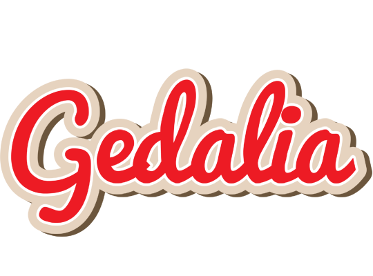 Gedalia chocolate logo