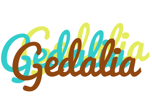 Gedalia cupcake logo