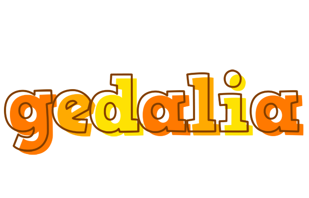 Gedalia desert logo