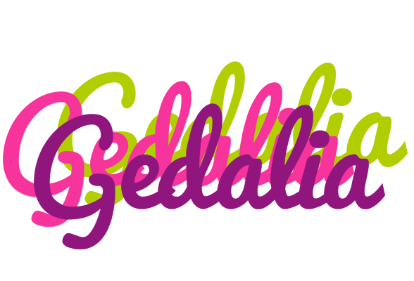 Gedalia flowers logo