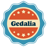 Gedalia labels logo