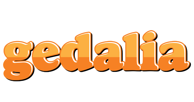 Gedalia orange logo